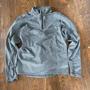 athletic half zip